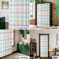 thumbnail image 6 of Shower Curtain, Purple Green Blue Yellow Striped Waterproof Shower Curtain Set with Hooks for Bathroom Showers,Stalls and Bathtubs,60x72In Abstract Geometric Art, 6 of 9