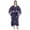 Dark Blue, variant on Moomaya Printed Sleep Loungewear For Women kimono sleeves Kaftan Resort Dress/ Maternity Wear