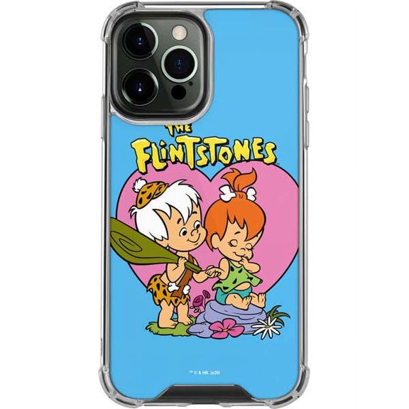 Skinit Cartoons Bamm-Bamm and Pebbles iPhone 13 Pro Max Clear Case