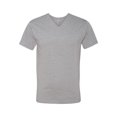 thumbnail image 2 of Next Level - Unisex CVC V-Neck T-Shirt - 6240 - Dark Heather Grey - Size: XL, 2 of 3