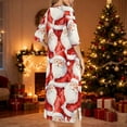 thumbnail image 4 of Fewfanhot Christmas-Stlye Robes for Women - Super Soft Fluffy Cozy Fleece Premium Sleepwear Robe Plush Long Bathrobe, 4 of 8