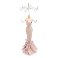 thumbnail image 1 of Mannequin Ring Hanging Tower Long Bodycon Dress Strapless Mannequin Earring Display Tower Pink, 1 of 14