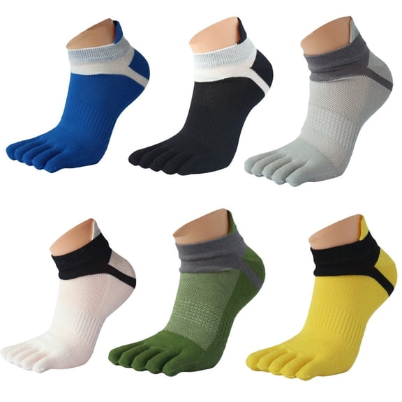 Replio Toe Sports Pair Running Men 1 Five Meias Socks Mesh Finger Socks