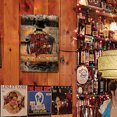 thumbnail image 4 of Placa Metal Vintage Occidental Pintura Hierro Rectangular Pared 20x30cm, 4 of 9
