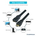 thumbnail image 2 of HDMI Extension Cable 4K HDMI High Speed Ethernet, HDMI Male to HDMI Female, Compatible for Nintendo Switch, Xbox One S 360, PS4, Blu Ray Player, PS3, HDTV Laptop PC (3 feet), CableWholesale, 2 of 3