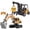 Combination 1, variant on Complete 3-In-1 Remote Control Construction Fleet Toy Set – Rechargeable Excavator, Crane And Dump Truck With Realistic Movement & Play Experience