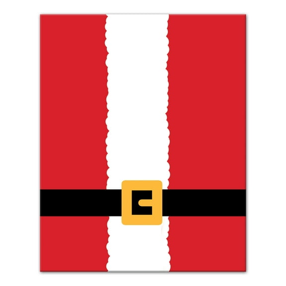 Creative Products Classic Santa Suit 16x20 Canvas Wall Art
