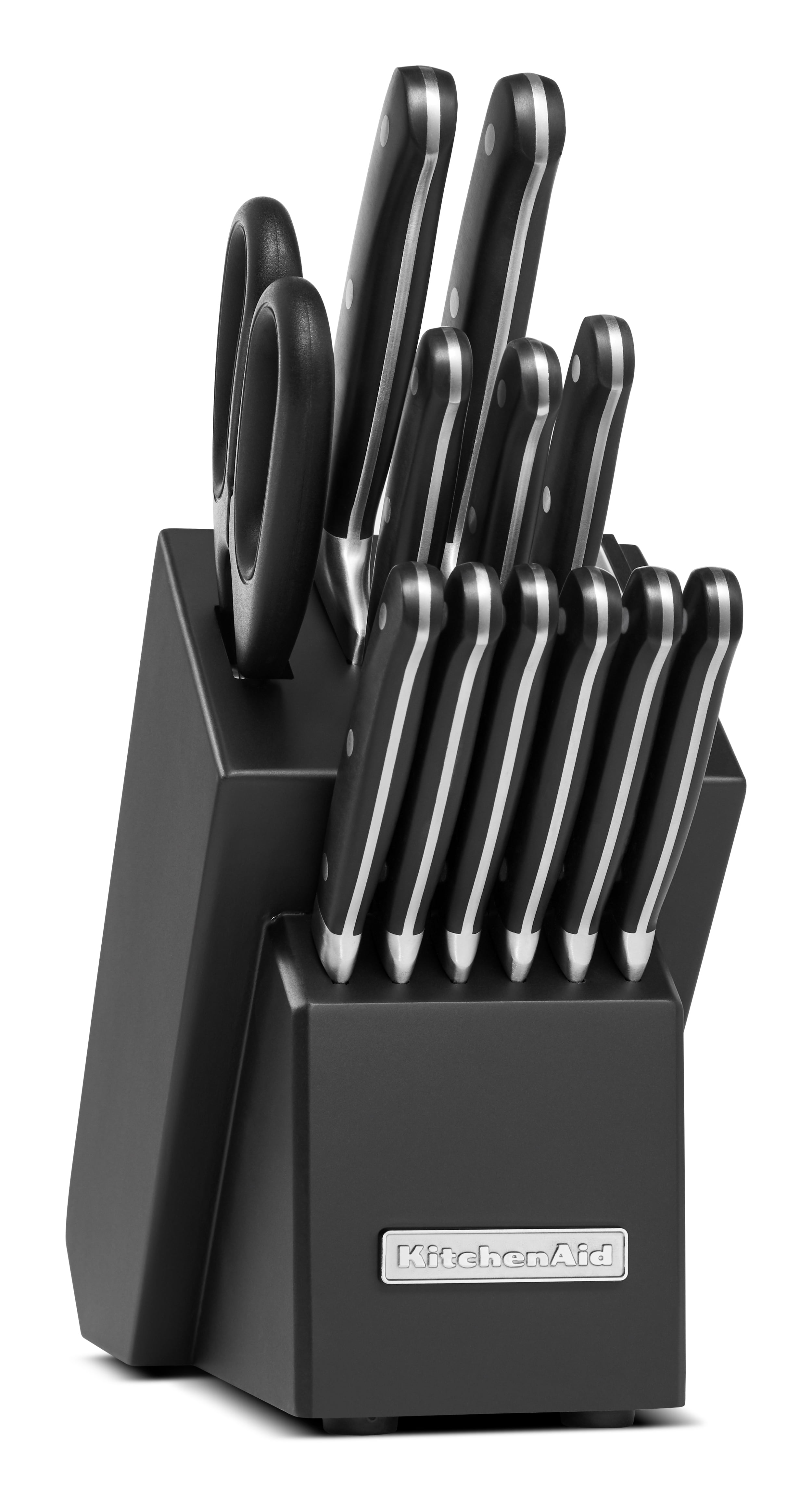 Kitchenaid Classic Forged 14Pc Cutlery Set : knife set Cuisinart 14PC Forged knife block holder chef - Kitchenaid kkfss3ssst 3 piece classic forged series starter brushed cutlery set, stainless steel · our cutlery is examined to face up to the .