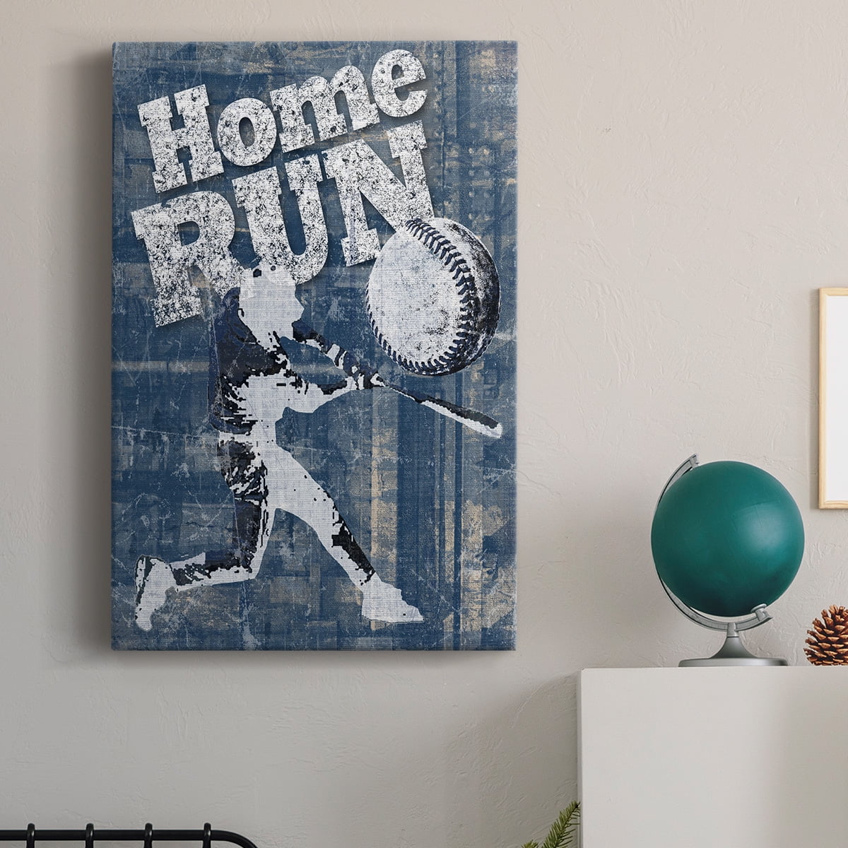 Home Run Hitter Premium Gallery Wrapped Canvas - Ready to Hang