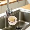 thumbnail image 5 of Adjustable Hanging Sink Colander Basket, Plastic Vegetable Washing Strainer with Handle, Over-the-Sink Drain Basket for Fruits, Veggies & Food Prep, 5 of 8