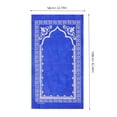thumbnail image 2 of unbranded 4pcs Portable Travel Prayer Mat Rectangular Polyester for Outdoor Worship and Meditation, 2 of 5