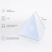 Luxor 10,000 Lux, Bright Light Therapy Pyramid Lamp
