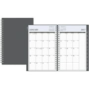 Blue Sky Enterprise Black 5" x 8" Weekly/Monthly Planner, 2017