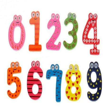 

ZTTD Baby toys 10pcs Letters Kids Wooden Alphabet Fridge Child Educational A