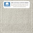 thumbnail image 2 of Great Bay Home Quick Dry Cotton Textured 6 Pack Hand Towel Set, Light Grey, 2 of 7