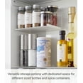 thumbnail image 4 of Yamazaki Home Concealable Spice Rack, White, Steel, No Assembly, 4 of 7