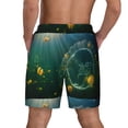 thumbnail image 3 of Kdxio Jelly Fish Print Men'S Swim Trunks With Compression Liner 7 Inch Inseam Quick Dry Swim Shorts, 3 of 7