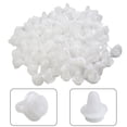 thumbnail image 1 of 100 Pcs Clips Rivets en Plastique Blanc Type Poussoir pour Réparation Pare-Chocs Garde-Boue, 1 of 5