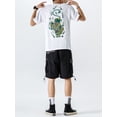 thumbnail image 3 of Niepce Inc Japanese Streetwear Emerald Tiger Graphic Embroidery T-shirts (Men's), 3 of 5