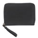 thumbnail image 4 of Black PU Women's Card Organizer with Zipper Closure for Storage Use Small Wallet Coin Purse 4.3 x, 4 of 5