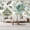 Color 1, variant on Vintage Floral Wallpaper Light Blue Peel and Stick Wall Murals 69"H x 96"W Removable PVC Wall Paper Self-Adhesive Wall Decor for Bedroom Living Room