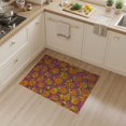 thumbnail image 2 of ODIKA 3'x5' Washable Accent Rug Alt Men Dice Cartoon Funky Graffiti Aesthetic Motif Mens Anime Flowing Dynamic for Bedside, Nursery Room, Pet Friendly & Non-Shedding, 2 of 7