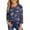 #A12-Navy, variant on Abcomgle Halloween Shirts for Girls Size 6-8 Spooky Bat Spider Graphic Tshirts for Girls Crewneck 3/4 Sleeve Tshirts for Kids Fall Funny Holiday Tee Top Girls,5-6 Years