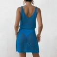 thumbnail image 5 of Summer Cover Ups for Women 2026 Crochet Hollow Out Knit Beach Bathing Suit Vacation Dresses, 5 of 6