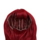 thumbnail image 1 of Peluca Larga Recta, Fibra Roja de Alta Temperatura Pelo Falso con Flequillo Recto para Cosplay Fiesta de Halloween Mujeres 20.5In Ecomeon  no, 1 of 6