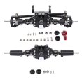 thumbnail image 2 of Eje Trasero CNC para Piezas Axial SCX10 II 90047 RC Crawler Accessoires Hugo Eje de coche de oruga RC, 2 of 10