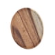 thumbnail image 4 of Plato de madera elegante redondo para alimentos, aperitivos, sushi, plato de madera para servir en casa, restaurante, 18 x 2 cm, 4 of 12