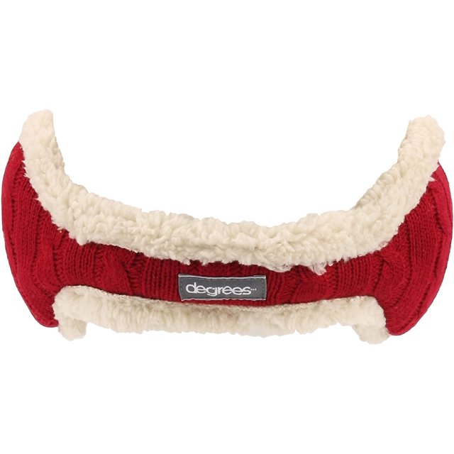 Degrees By 180s Women Discovery Red Knit Ear Warmers