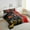 Red Black, variant on Erosebridal Truck Comforter Sets TwinSize, Western Farm Tractor Comforters & Duvets, Construction Car Decor, Reversible