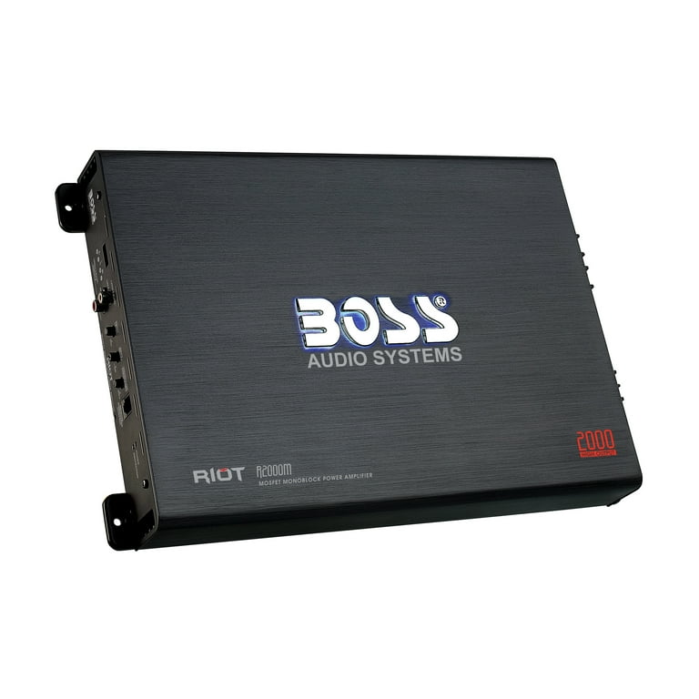 BOSS Riot Series High Output Car Audio Amplifier - AMP R2000M
