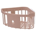 thumbnail image 1 of Bewildely Soporte de pared para baño, cocina, jabón, champú, loción, soporte de almacenamiento, caja de loción y champú, soporte de diseño Juegos de accesorios de baño Rosado, 1 of 6