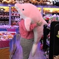 thumbnail image 4 of Delfín de Peluche 150 cm Gigante PELUCHERIA Rosa, 4 of 5