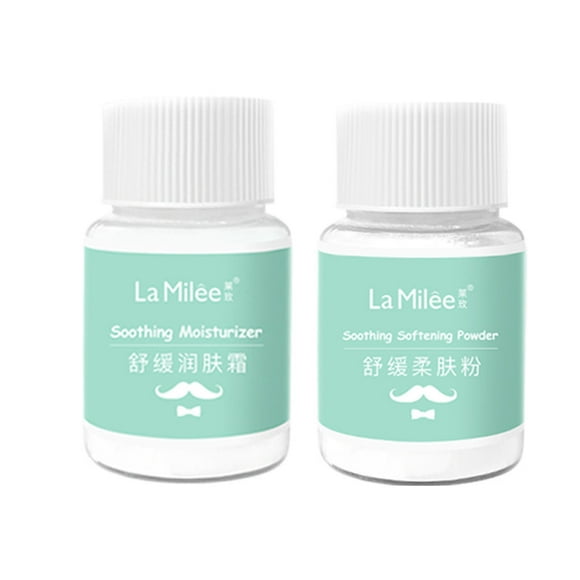 La Milee Extra Strength Creme Bleach Facial Hair Bleaching Cream Fade Hair Color For Face & Body Soothing Moisturizer 30g + Soothing Softening Powder 20g