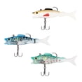 thumbnail image 1 of jinwen 3 Pcs Leurre de Pêche Artificiel Souple Simulé Multicolore, 1 of 9