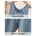 thumbnail image 3 of Happy Cherry Unisex Baby Dungarees Jumpsuit Toddler Denim Dungarees Jeans Girls Boys Overalls Bib Pants Trousers 0-12 Months, 3 of 6