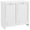 White, variant on kleankin Tilt-Out Laundry Storage Cabinet with 2-Compartment Hampers, White