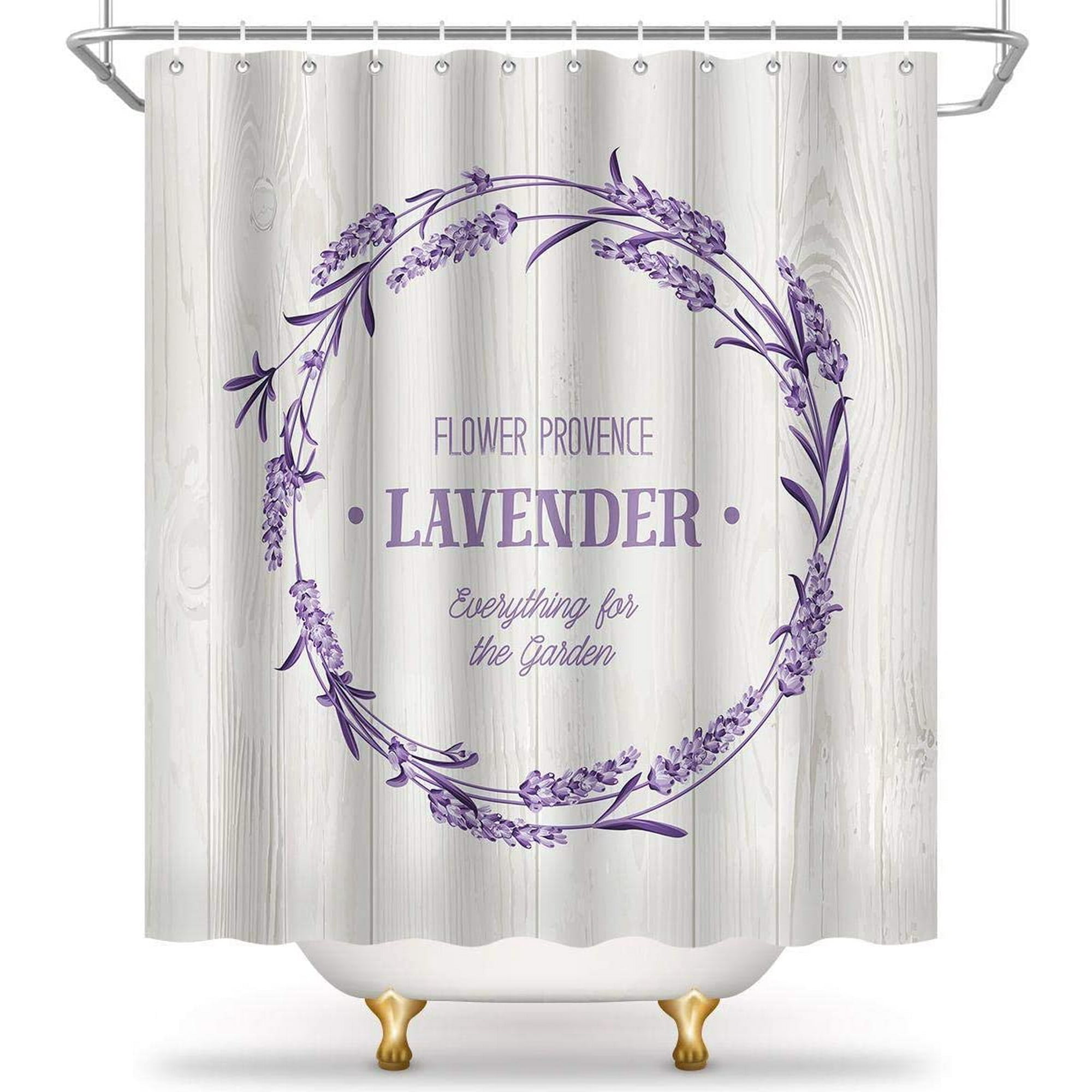 Country Primitive Shower Curtain Liner Purple Fl Retro Fabric For Bathroom With 12 Hooks Plain Solid Lavender Unique Tub White Women And Men X Inch Canada Country Primitive Shower Curtain Liner, Lavender Shower Curtain Liner