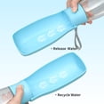 thumbnail image 4 of Botella de agua para perros VEPOUYU, portátil, a prueba de fugas, 560 ml, azul, 4 of 7