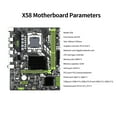 thumbnail image 2 of JINGSHA Shark Tech X58 Motherboard Bundle for LGA1366 CPUs - Supports X5650 & X5675, 6-Core Performance, RECC Memory Compatible, M-ATX Design with PCI-E, USB 3.0, and SATA Interfaces., 2 of 6