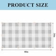 thumbnail image 3 of Grey Plaid Fluorescent Light Covers, Spring Summer Farmhouse Buffalo Checkered Magnetic Light Covers for Ceiling Lights, Fluorescent Ceiling Shade Filters for Classroom Bedroom Office 4x2Ft x 3PCS, 3 of 8
