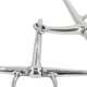 thumbnail image 4 of Long shank horse bit, stainless steel ring, jointed bit for 125mm horse mouth, 4 of 4