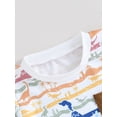 thumbnail image 6 of FEORJGP Toddler Boy Summer Clothes Infant 0-3Y Baby Short Sleeve T-Shirt Crew Neck Shirt Dinosaur Print Pocket Tops with Solid Color Shorts Little Boys Casual Daily 2Pcs Outfit, 6 of 9