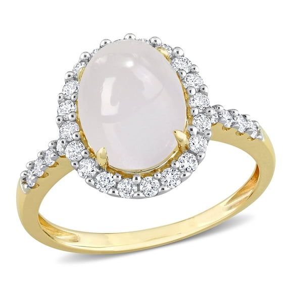 Everly Women's Moonstone 14k Yellow Gold Ring