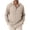 Beige, variant on Axiiglly Mens Cotton Dress Shirt, Long Sleeve Collared Button Down Regular Fit Work Shirts, Comfy Business Casual Blouses with Pocket