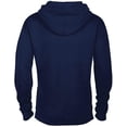 thumbnail image 2 of Casual Garb Fleece Hoodies for Men Heather Heavyweight Full Zip Hoodie Hooded Sweatshirt Navy Large, 2 of 4