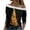 Black, variant on Womens Christmas Tops Long Sleeve Shirts Off Shoulder With Trim Cozy Holiday Party Casual Festive Winter Apparel Fall Clothes For Women Tees Blouses